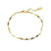 Delicate 14k Gold-Filled Box Chain Bracelet