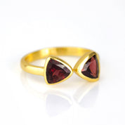 Adjustable Garnet triangle ring, Garnet bow tie ring, personalized Garnet jewelry, sterling silver Garnet triangle ring, gold Garnet ring, rose gold Garnet ring, unique red Garnet, custom Garnet ring, bespoke Garnet jewelry, chic Garnet accessory, elegant red gemstone ring, Garnet stacking ring, trendy Garnet triangle ring, custom gemstone ring, adjustable Garnet band, unique Garnet jewelry, Garnet birthstone gift, vibrant red gemstone accessory