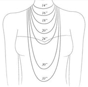 Dew Drops choker Necklace - Gold, rose gold or sterling silver