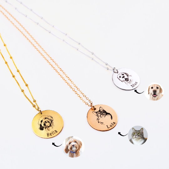 Personalized Dog Paw Necklace – ezniceshop