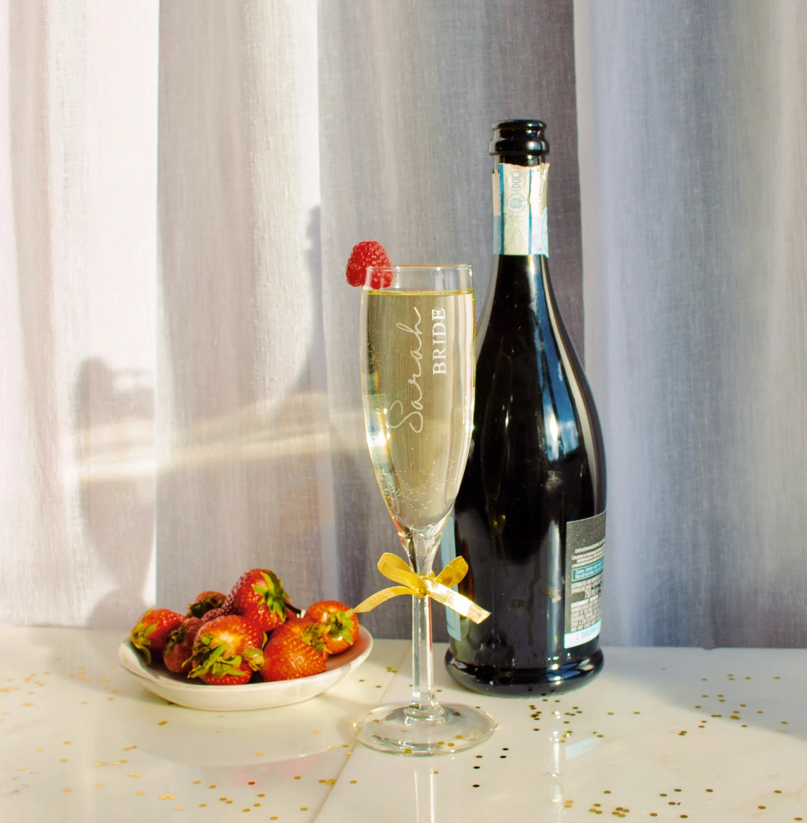 Custom online flute glasses