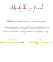 Mother's Birthstone Bar Bracelet : Available in All Birthstones