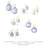 Alexandrite Earrings | June Birthstone, Dangle Drop Gemstone Earrings, Teardrop, Circle, Round, Diamond, Leverback or Hook, Gold, Silver, Rose Gold