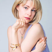 Personalized Birthstone Bracelet Bangle