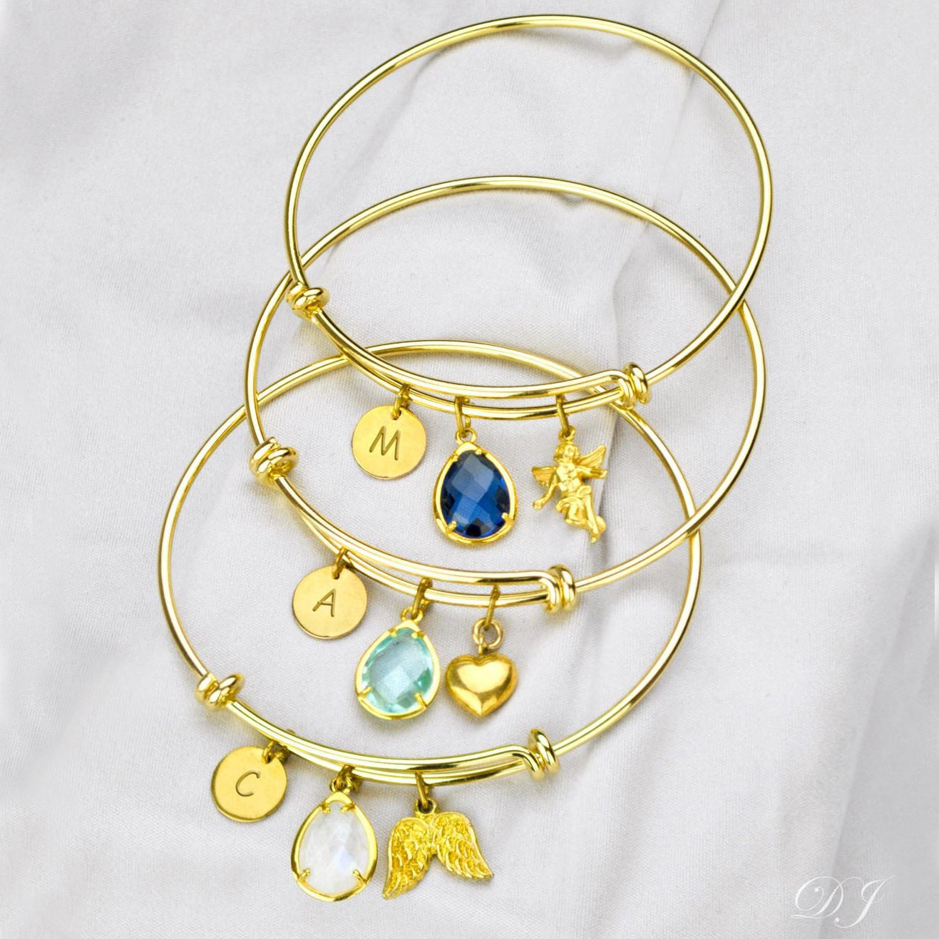 Add Charms to Any Necklace or Bracelet - Available in Gold or Silver -  Danique Jewelry