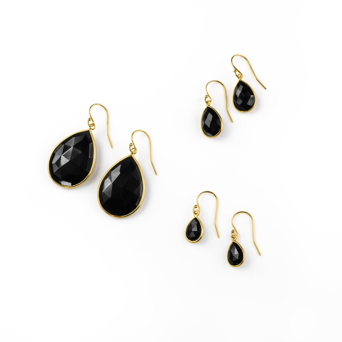 Black on sale onyx earrings