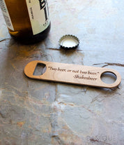 Engraved Wood Bottle Opener Keychain