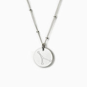 Cancer Constellation Necklace with Monogram Engraving on Back