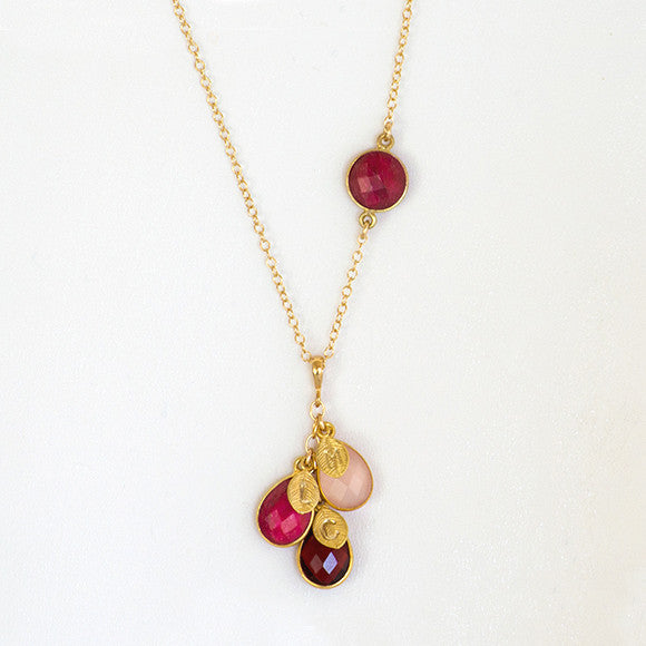 Personalized Mothers Necklace - Custom Birthstone Jewelry