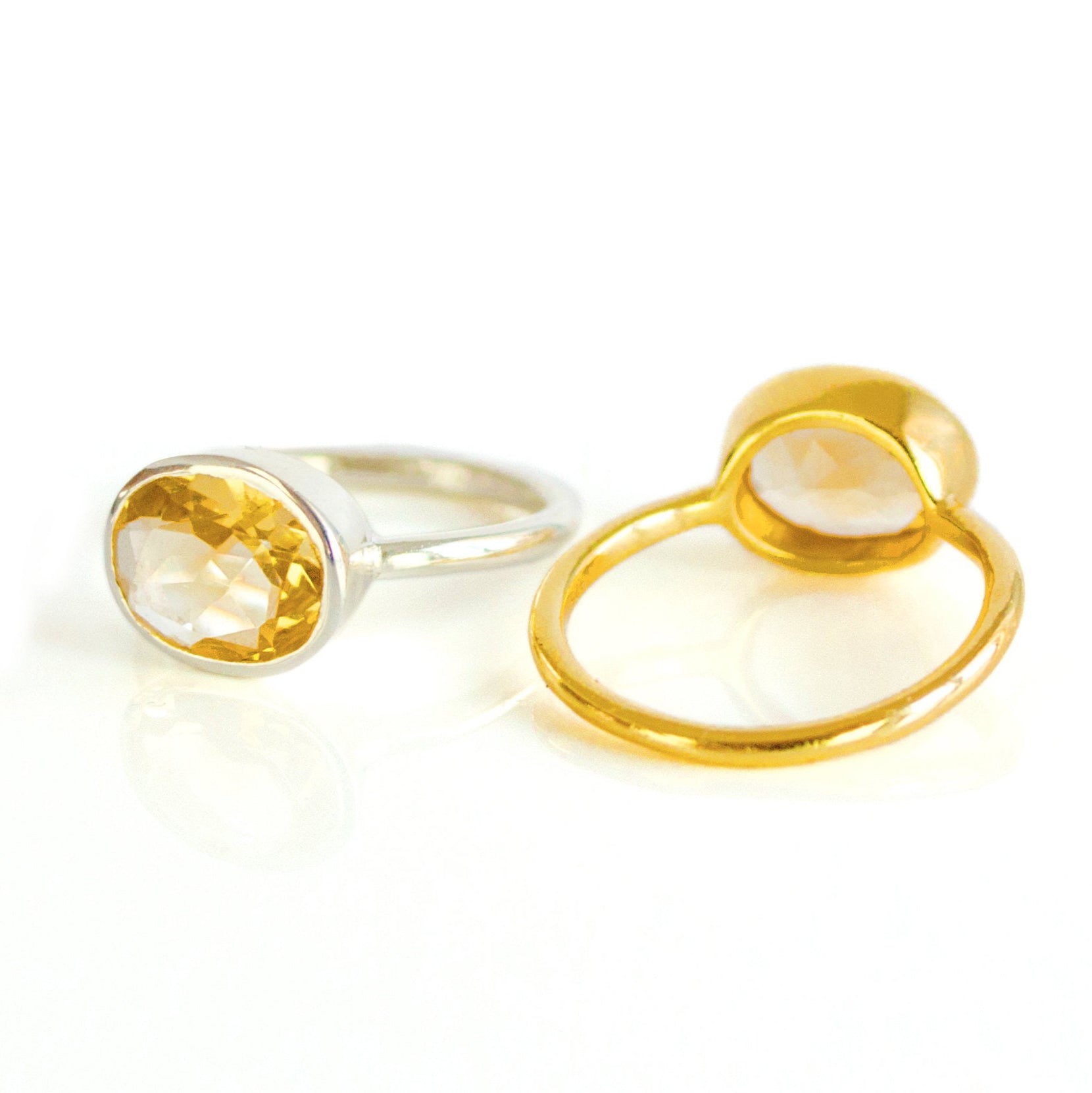 Oval Citrine ring, Citrine Topaz jewelry, November birthstone ring, Light yellow gemstone, Bezel set Topaz, Sterling silver or gold, Blue Topaz faceted ring, November gift, citrine ring, Topaz jewelry