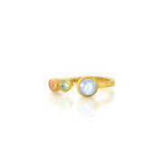 Multi Birthstone Adjustable Ring - Mom of Two Kids