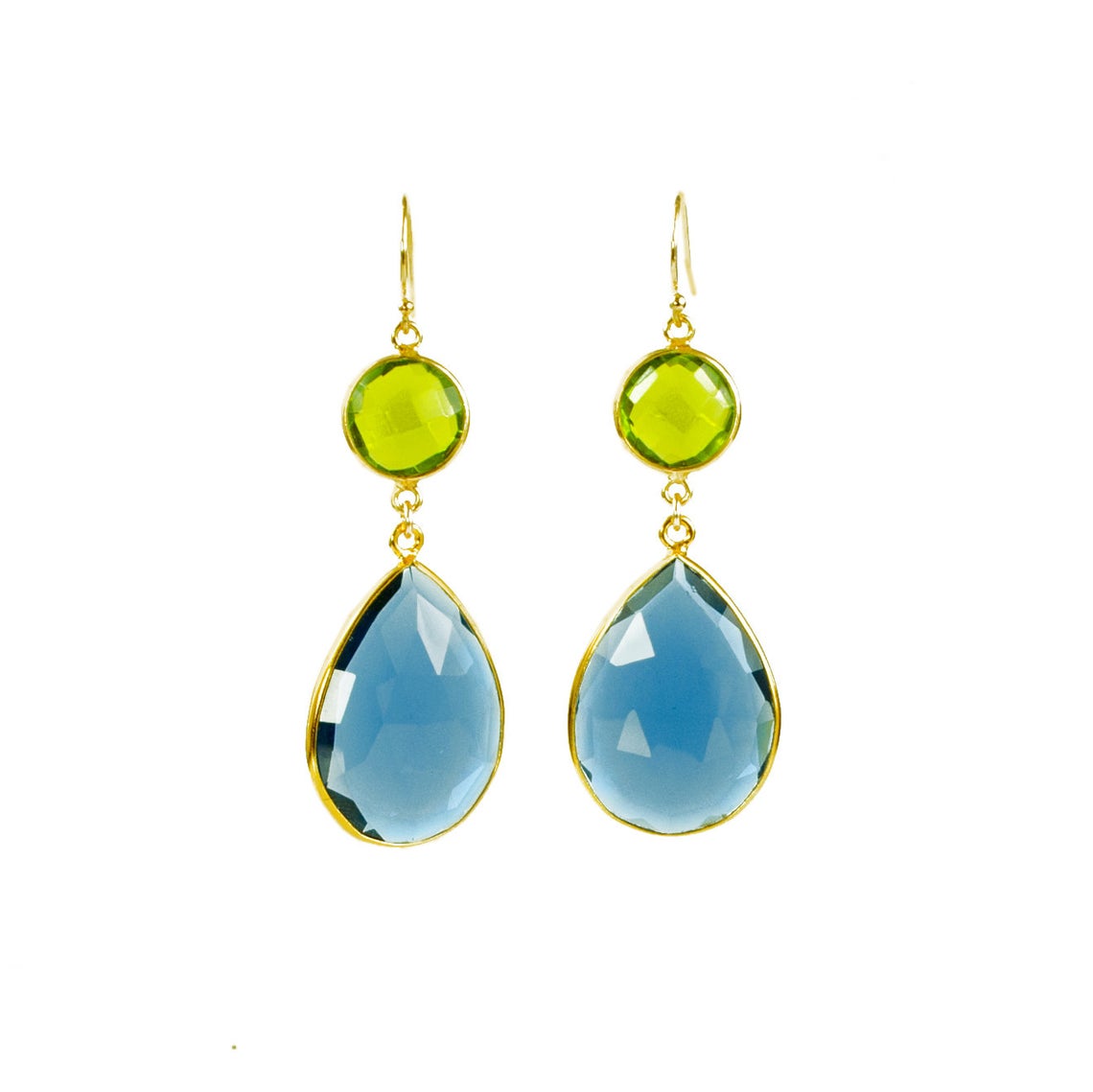 Marco Bicego Multi-Gemstone Drop Earrings
