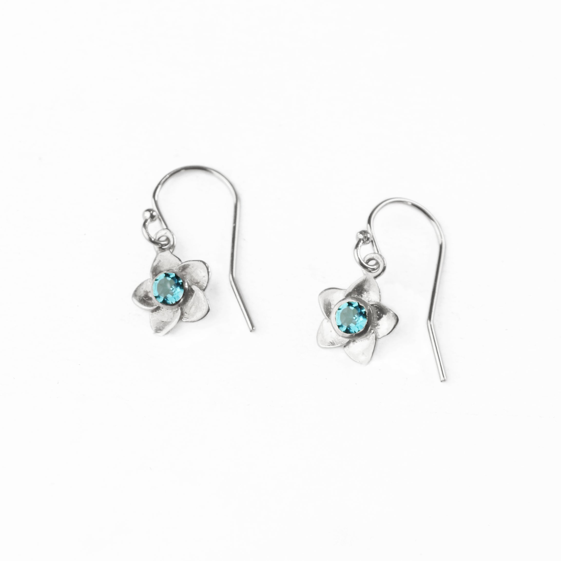 Bloom Custom Birthstone Drop Earrings