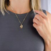 Personalized Birth Flower Necklace, 925 Sterling Silver or 14k Gold Filled, Custom Engraved Christmas Gift for Her, Unique Birthday Gift for Girls, Dainty Minimalist Layering Necklace, Trendy Gift Her