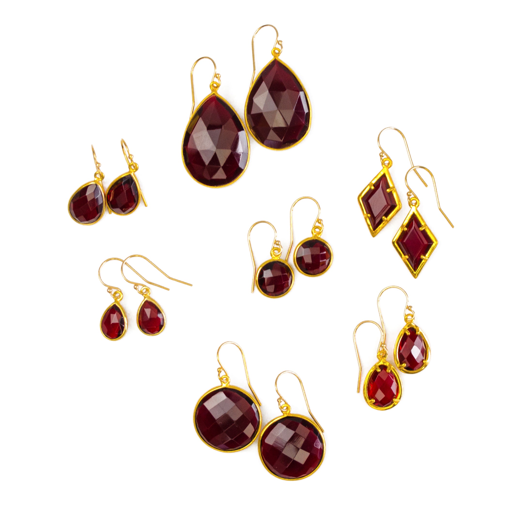 Garnet Necklace : January Birthstone