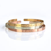 Dainty Metal Cuff with Custom Engraving