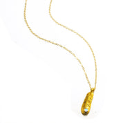 goldfeatherbirthstonenecklacefeatherpendantwithgemstonerainbowmoonstonebirthstoneforJune