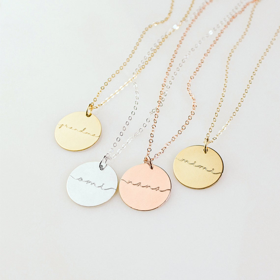 Custom Engraved Pendant with Chain Gift for Women – Nutcase