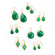 Green Onyx Necklace : May Birthstone