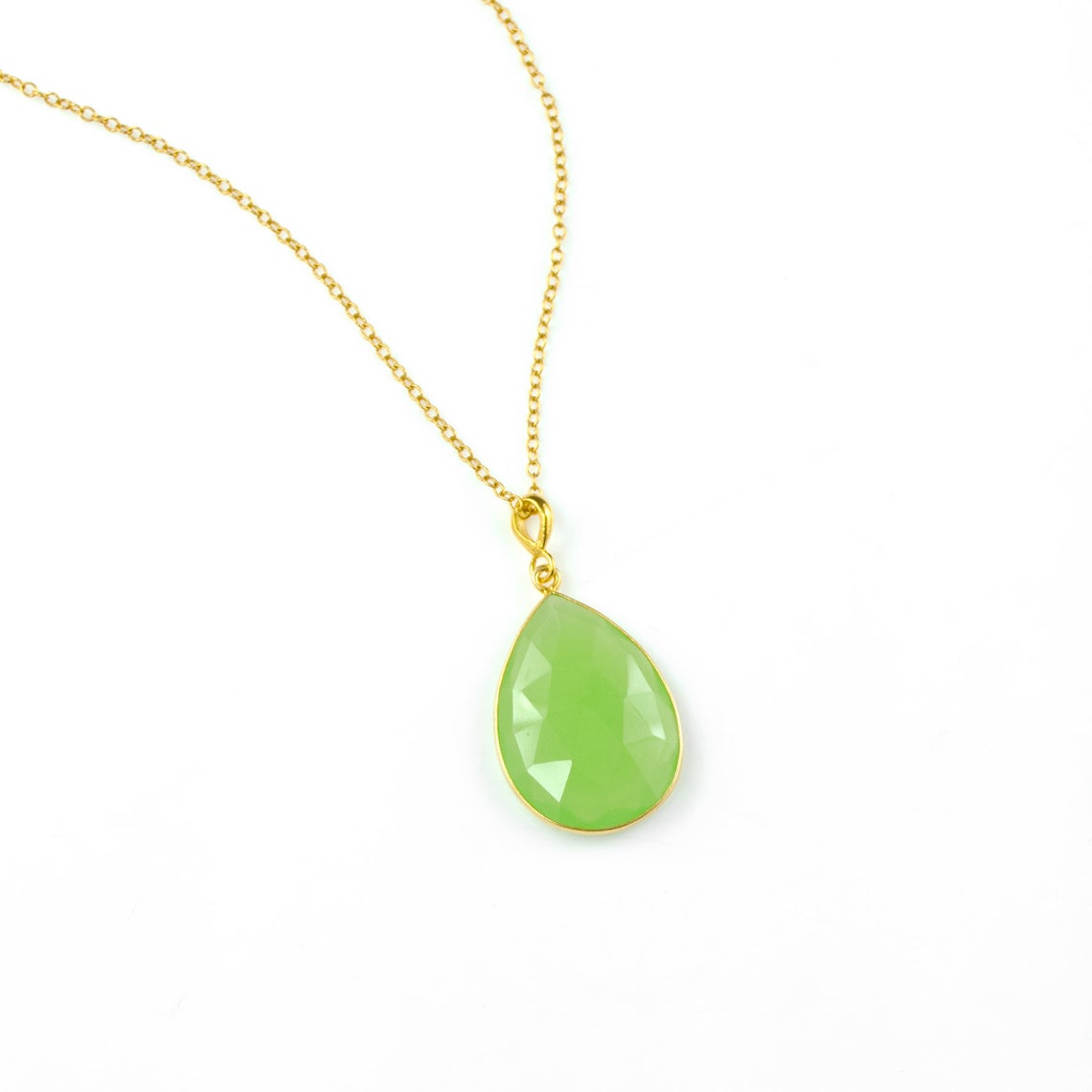 Large gem deals necklace