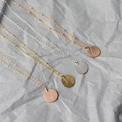 Pisces Constellation Necklace with Monogram Engraving on Back