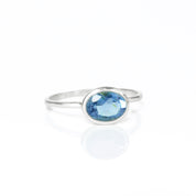 Sterling silver kyanite ring. september birthstone, birthstone jewelry, birth month jewelry, birthstone ring, september ring. stack set, stacking rings, gemstone ring, birthstone ring, mother's day gift for her, gift for mom, gift for fiance, gift for girlfriend, wedding jewelry, bridesmaid jewelry, anniversary jewelry, anniversary gift, birthday gift, christmas gift, valentine's day gift, valentine's day rings, dainty ring, cocktail ring, statement ring, bezel set