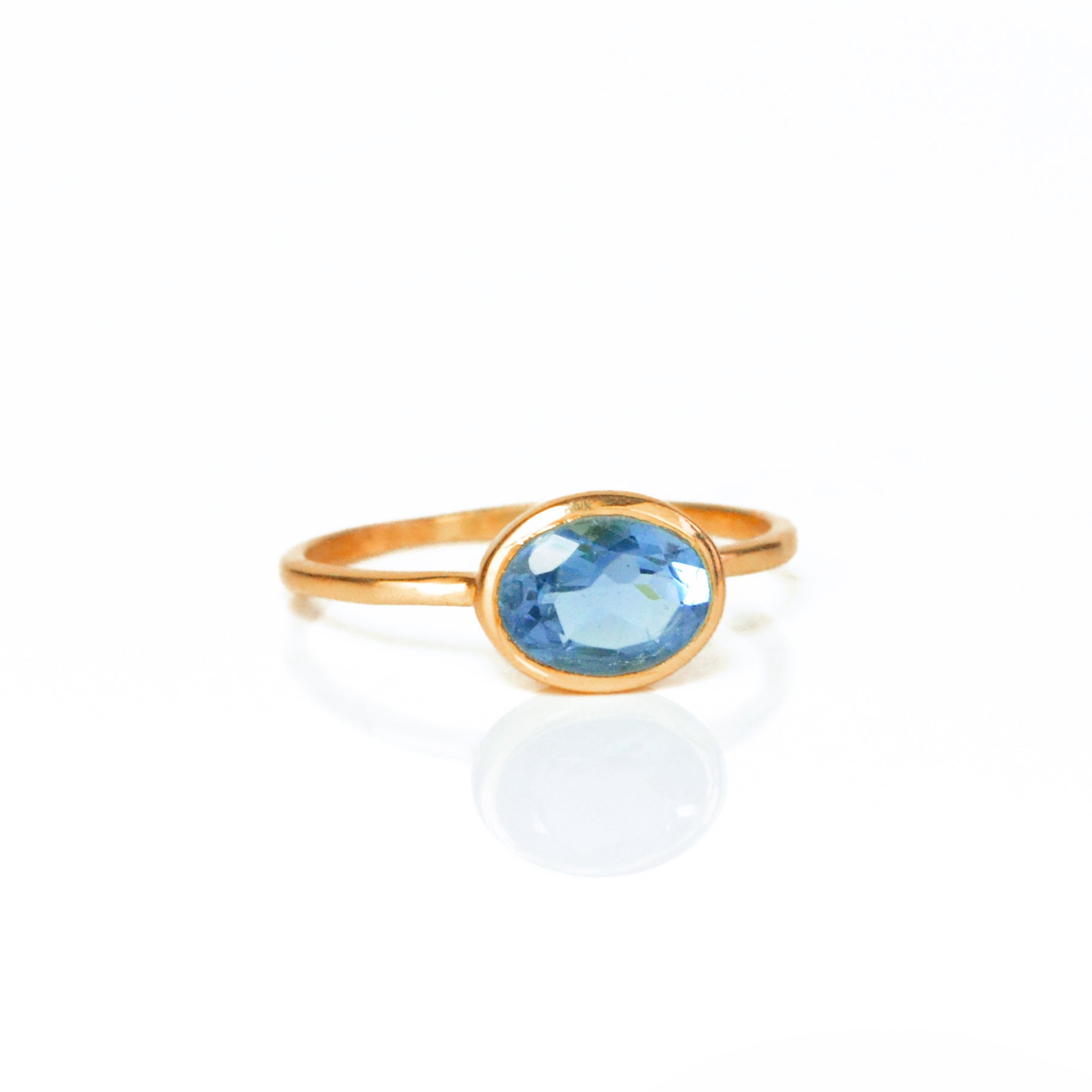 Rose gold kyanite ring. september birthstone, birthstone jewelry, birth month jewelry, birthstone ring, september ring. stack set, stacking rings, gemstone ring, birthstone ring, mother's day gift for her, gift for mom, gift for fiance, gift for girlfriend, wedding jewelry, bridesmaid jewelry, anniversary jewelry, anniversary gift, birthday gift, christmas gift, valentine's day gift, valentine's day rings, dainty ring, cocktail ring, statement ring, bezel set
