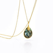 Personalized Name & Birthstone Necklace, Custom Name necklace