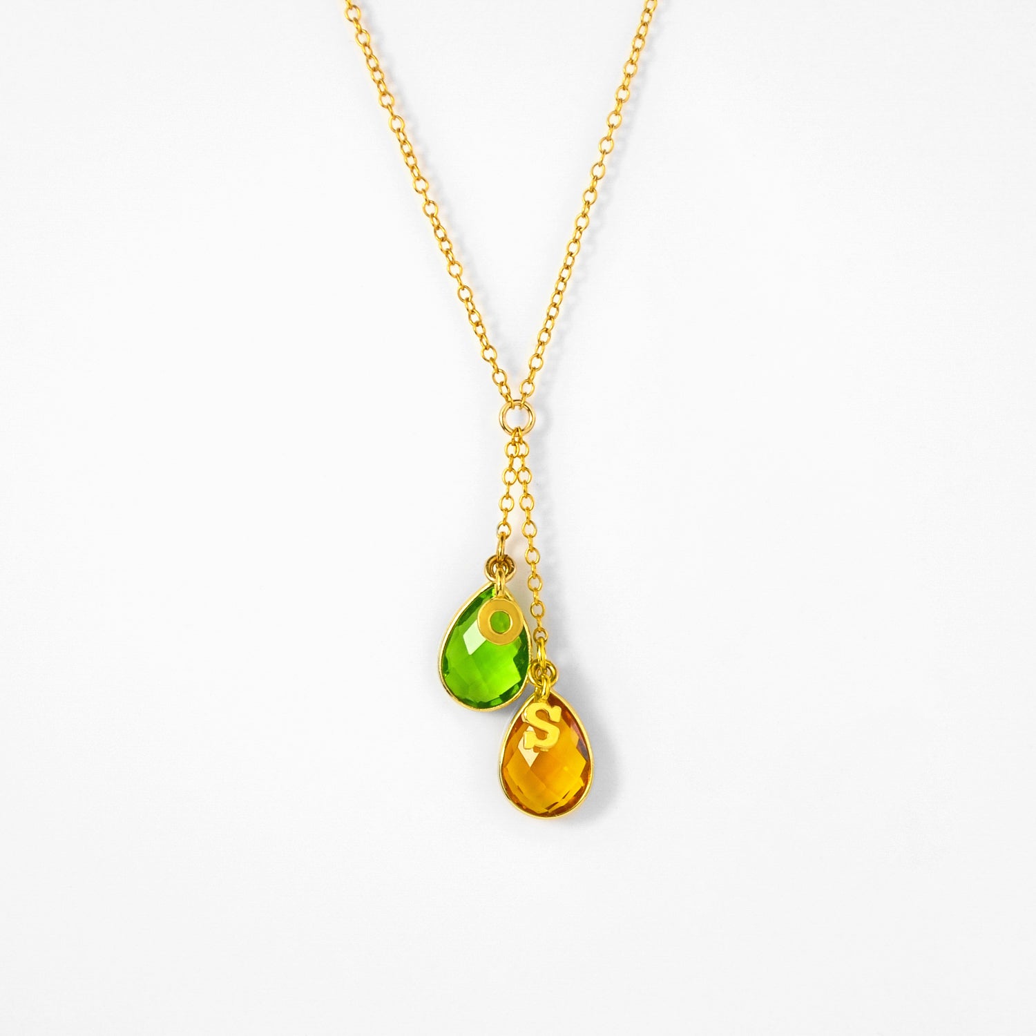 Custom Birthstone Necklace | MIMOSA Handcrafted