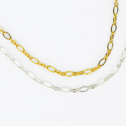 Dainty Gold or Silver Loop Chain Bracelet