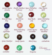 Rainbow Moonstone Round Prong Ring : June Birthstone