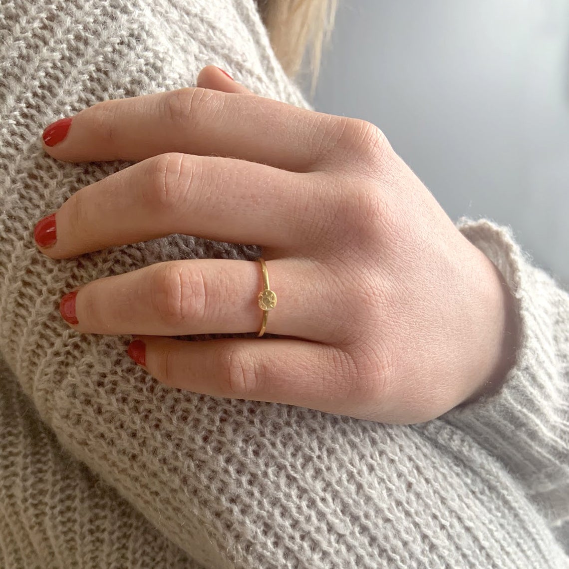 Custom Engraved Initial Signet Ring, Sterling Silver, Gold Vermeil Letter Ring, Couple's Custom Matching Pinky Promise Rings, Christmas Gift for Women