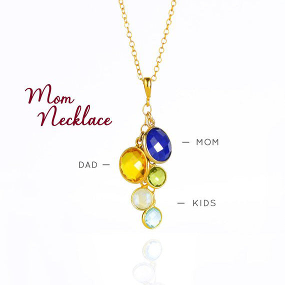 DSJ's Signature Meaningful Number & Birthstone Necklace | Initial Necklace
