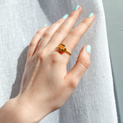 Morganite Oval Ring