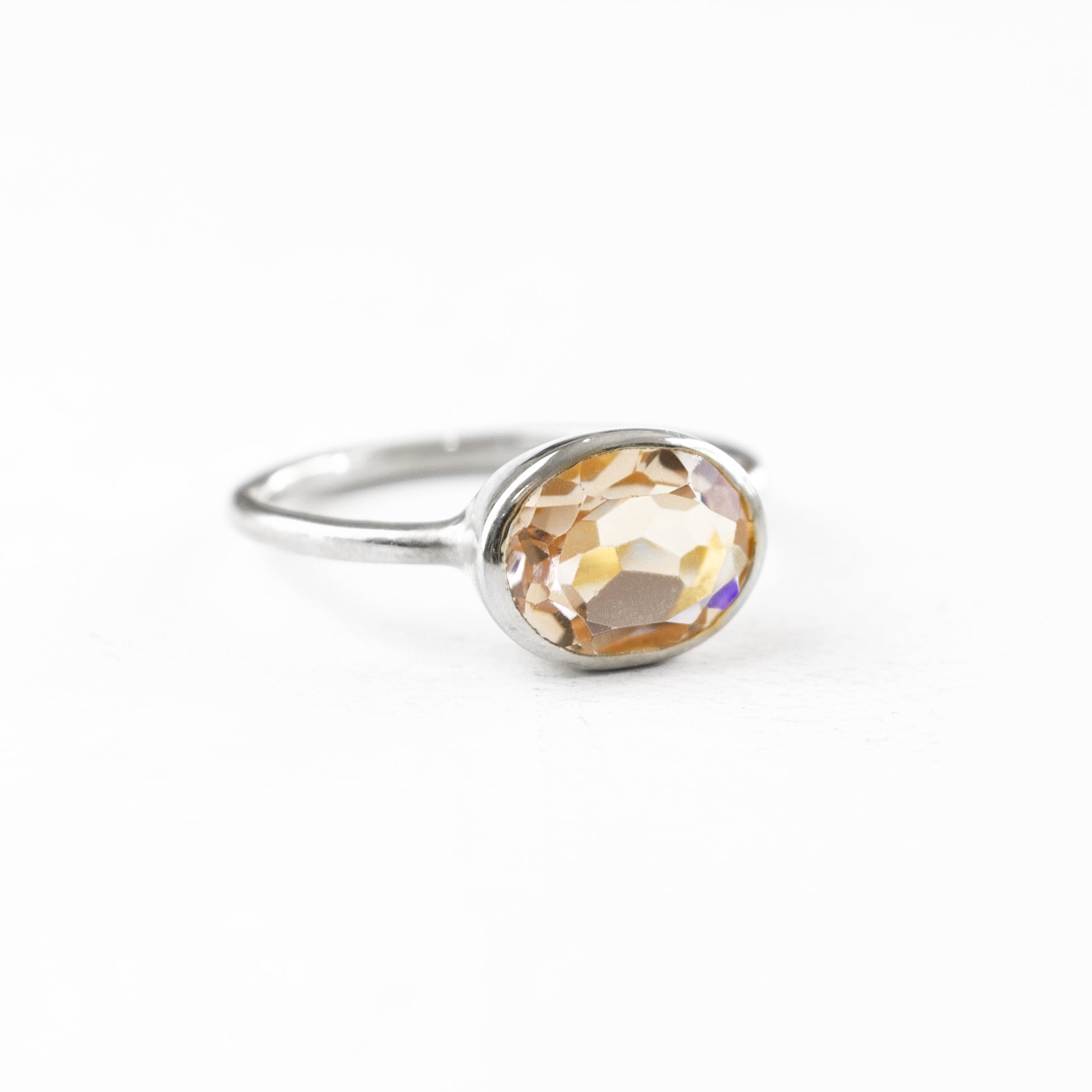 Morganite Oval Ring