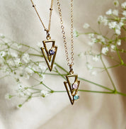 madre de dos, regalo por dia de la madre, birthstone jewelry