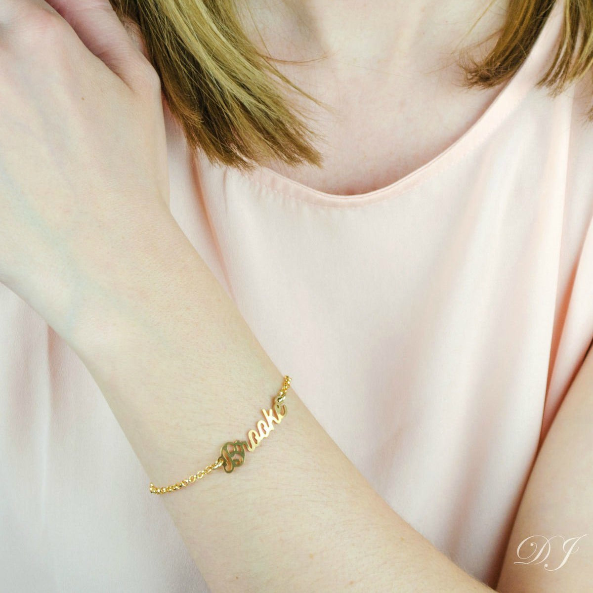 Gold Name Bracelet Name Bracelet for Woman Name Bracelet 