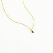 Tiny Birthstone Pendant Necklace : Available in All Birthstones