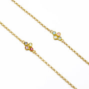 Tiny Birthstone Cluster Bracelet : Available in All Birthstones