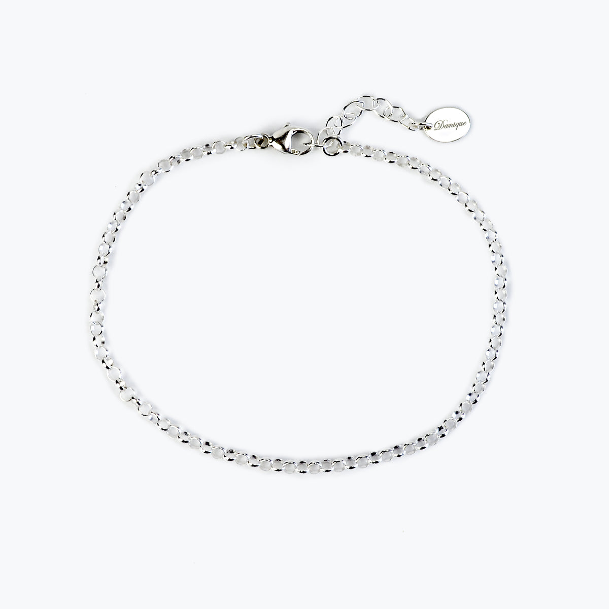 Simple Rolo Chain Bracelet in Gold, Rose Gold, or Silver