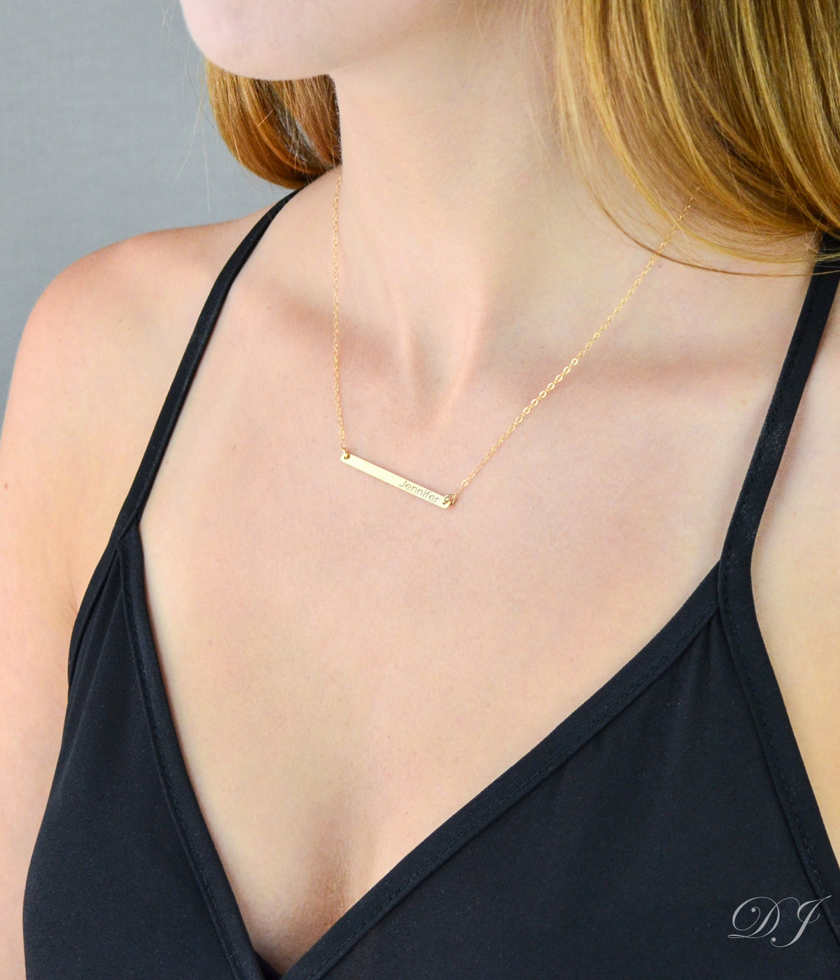 Goldfilled Initial Necklace - Gold Letter Necklace - Tiny Initial Necklace  - Delicate Gold Necklace on Luulla
