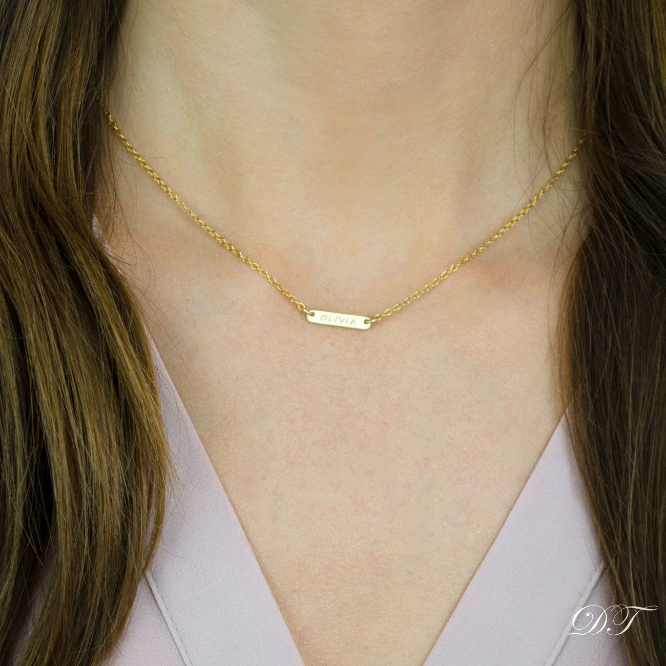 Tiny Bar Necklace