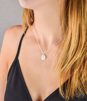 Personalized State Disc Pendant Necklace