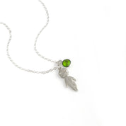august birthstone, boy charm, engraved pendant