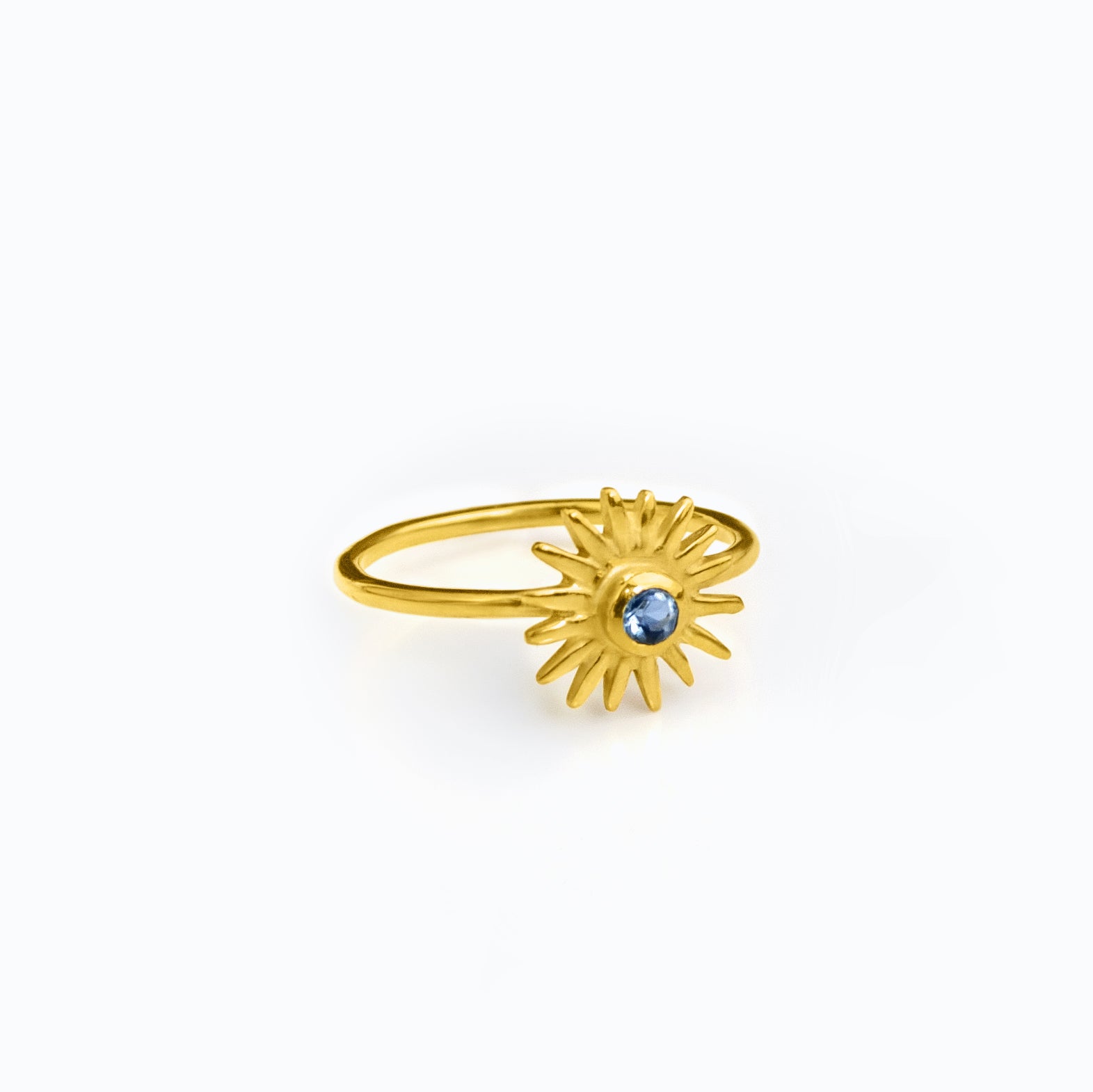 Sun Burst Shape Stacking Ring Set Combo