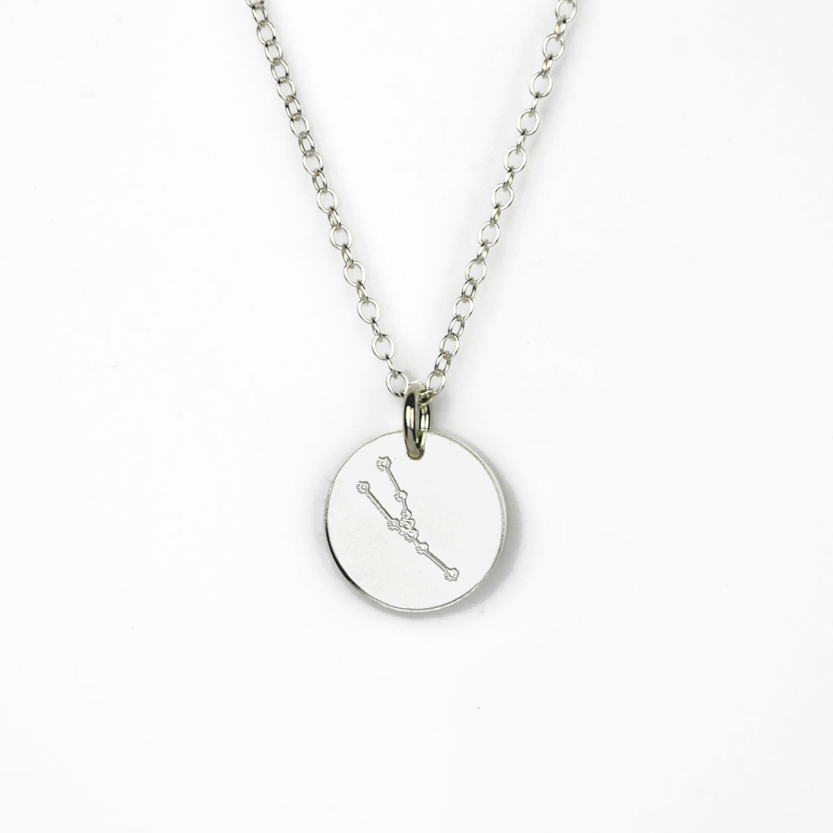 Taurus Constellation Necklace with Monogram Engraving on Back