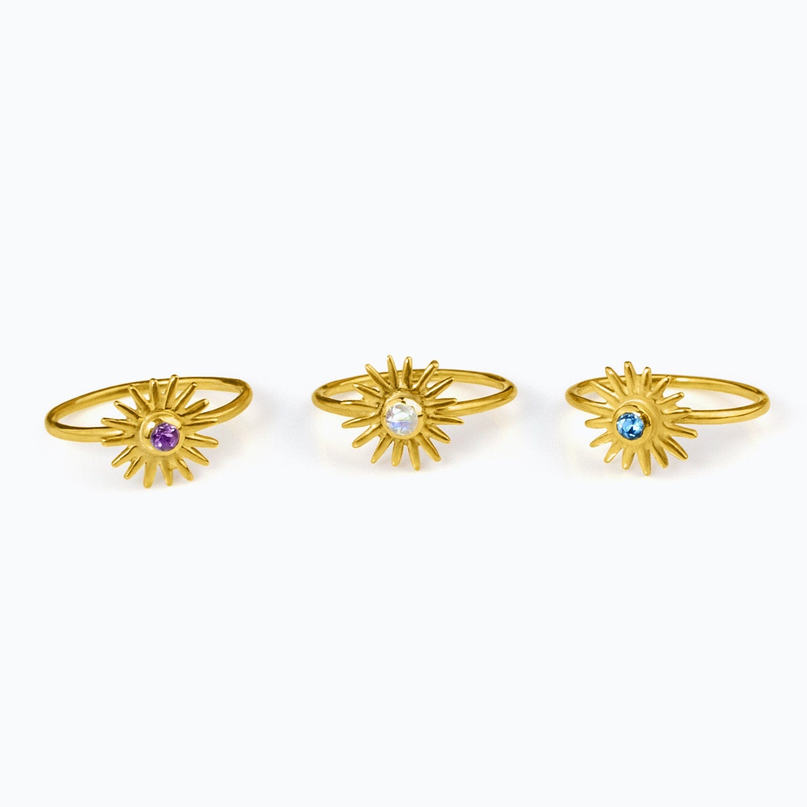 Sun shaped deals ring