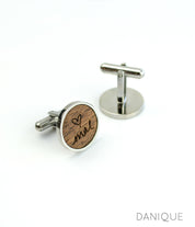 Beautiful walnut tie clips with a silver base engraved with custom handwriting from a photo. Customize cufflinks for a graduate, new promotion, prom, formal events, groomsman or wedding party gifts. gift ready. mens anniversary gifts, gifts for men, christmas gifts for him, valentine's day gifts for men, gift for husband, gift for fiance, father's day gift, birthday gift, wedding anniversary gift, wedding party gift, father of the groom gift, father of the bride gift, wood anniversary